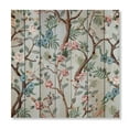 thumbnail image 3 of Designart 'Birds and Peonies With Chinoiserie X' Traditional Print on Natural Pine Wood, 3 of 5