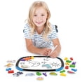 thumbnail image 5 of Quercetti: Magnetic Tablet - Double-Sided Magnet-White Board, Letters-Animals-Food Themed Magnets, Spelling Learning Tool, Educational Toy, Kids 4+, 5 of 8