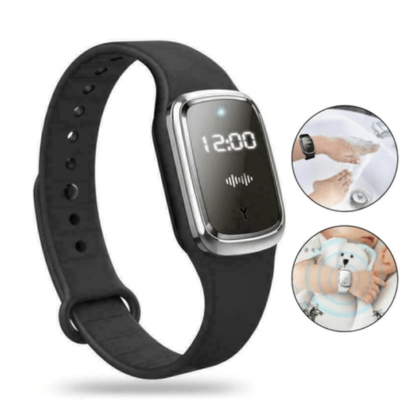 Pulseras Repelentes de Mosquitos, Visualización del Reloj, Impermeable Ultrasónico USB Recargable Anti Mosquito Watch Bandas para Playa y Pesca, Apto Adultos y Niños XianweiShao 1327533049184