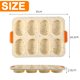 thumbnail image 2 of Molde de silicona para baguettes, bandeja para hornear perforada antiadherente de aspecto profesional, molde flexible de silicona de grado alimenticio apto para horno para hornear en casa, 2 of 8