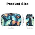 thumbnail image 5 of Butterfly Oxford Fabric Waterproof Digital Bag Cable Organizer Travel Small Holder for Charger, Hard Drive - 5.9x9.44x3.14 in., 5 of 6