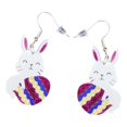 thumbnail image 3 of Bonitos pendientes de Pascua, pendientes colgantes de gota de animales, ligeros para fiestas de niñas Sunnimix  Pendientes colgantes, 3 of 8