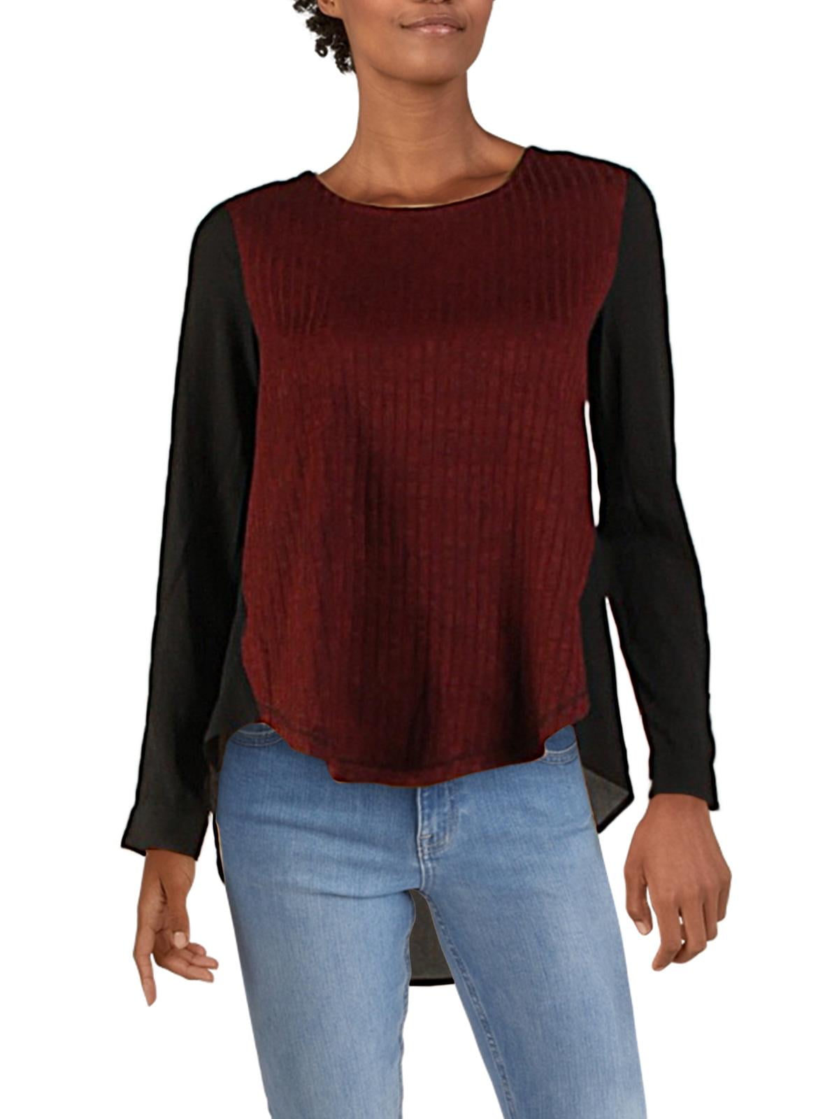 women's high low tunic tops