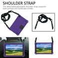 thumbnail image 5 of Dteck Kids Case For Samsung Galaxy Tab A 10.1 Inch Model SM-T510/SM-T515 2019, Light Weight Shockproof Handle Kickstand Protective Cover With Shoulder Strap, Purple/Black, 5 of 6