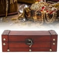 thumbnail image 5 of Antique Jewelry Box, Exquisite Small Desk Wood Storage Case Women Gift Multi Functional Decorative For Watches For Earring, 5 of 8