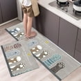 thumbnail image 3 of Alfombra de cocina antideslizante moderna para el hogar, alfombra suave de dibujos animados simple a la moda, alfombra de baño de tira larga, felpudo de entrada lavable y duradero, 3 of 4