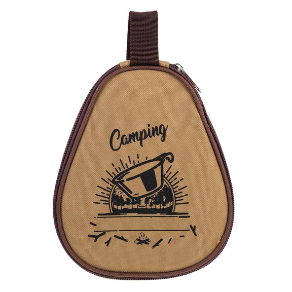 CHICHUMID Waterproof Cutlery Bag Khaki Oxford Cloth for Outdoor Use and Storage