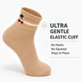 thumbnail image 3 of Women’s Cotton Ankle Socks 3 Pack Cute Fruit Embroidered Soft Breathable Casual Socks Size 6-10 (Style 1), 3 of 11