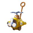 thumbnail image 4 of Carrito que empuja de juguete de dibujos animados, juguete de actividad de desarrollo temprano para interiores y amarillo, 4 of 9