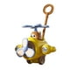 thumbnail image 4 of Carrito de empuje divertido para bebé, actividades de aprendizaje preescolar, educación temprana, juguete para caminar, carrito de juguete de dibujos amarillo, 4 of 8