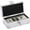 Silver, variant on Lockable Cash Box Aluminium Alloy Money Box for Cash Money Storage Box Cash Box with Lock Single Row Currency Tray Cash Organizer Piggy Bank