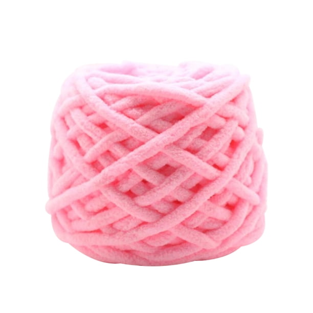 Inteprter 2020 nueva mezcla de algodón hilo de tejer de poliéster tejido de hilo de ganchillo bufanda suéter accesorios de tejer Tela de costura y artesanía rosado Inteprter HA8497-07B