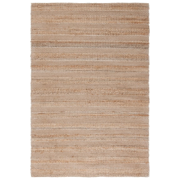 SAFAVIEH Natural Fiber Beulah Striped Area Rug, Ivory/Natural, 4' x 6'