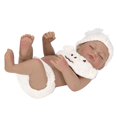 thumbnail image 4 of Newborn Baby Doll, 10 Inch Infant Doll Silicone  For Christmas Party White Clothes Without Shoes, 4 of 8
