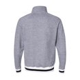 thumbnail image 3 of J. America - Peppered Fleece Quarter-Zip Sweatshirt - 8703, 3 of 3