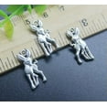 thumbnail image 3 of U8MO 10~50pc Retro Cute Sika Deer Alloy Charms Pendant Jewelry Making DIY 20*8mm-10pcs, 3 of 8
