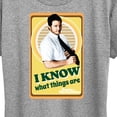 thumbnail image 3 of Parks and Recreation - I Know What Things Are - Women's Short Sleeve Graphic T-Shirt, 3 of 5