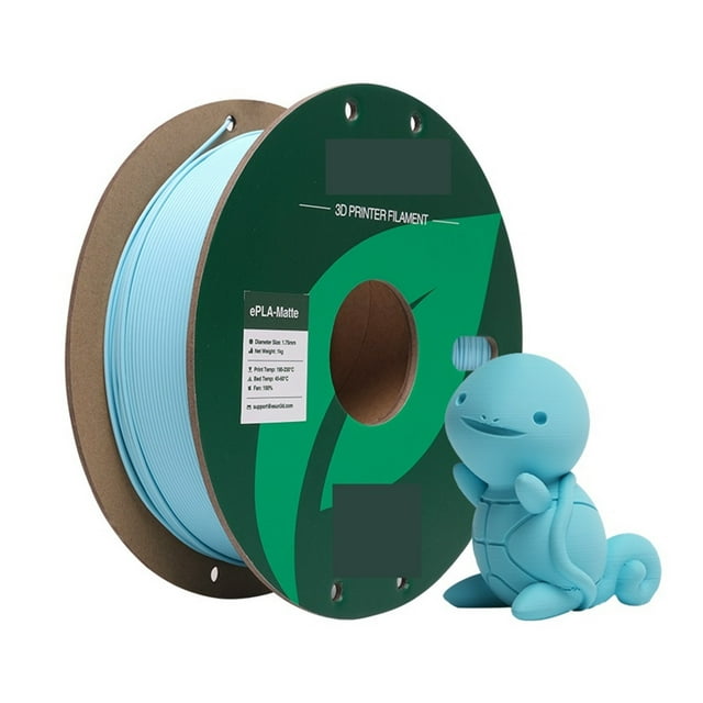3D Printer Filament Matte PLA 1.75mm Dimensional +/- 0.03mm 1KG (2.2 LBS) Spool, 3D Printing Material For 3D Printers ,Smoother Printing Experience