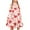 Red, variant on OGLCCG Girls Long Sleeve Stretchy Dress Hearts Prinetd Crewneck A line Twirly Skater Summer Lightweight School Party Dress 4-14 Years