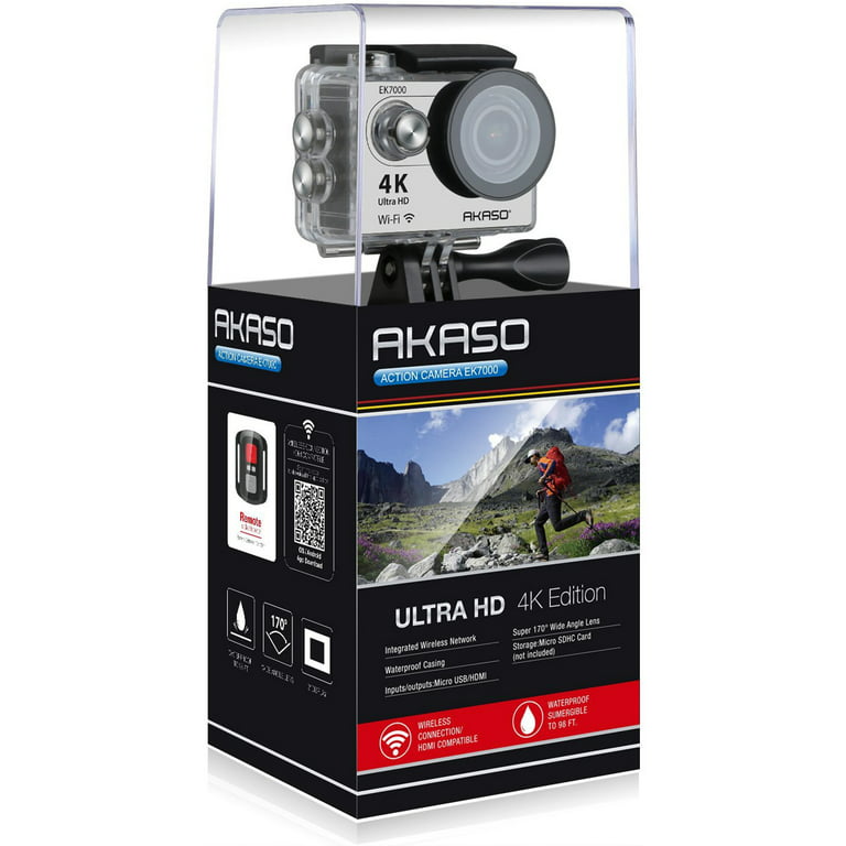 AKASO EK7000 PRO 4K Action Camera/chip/Touch Screen/Waterproof Case/Chest  Strap $59.00 - PicClick
