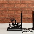 thumbnail image 2 of Shinelab Otter Mental Bookends Custom Personalized Name Bookend Gift, Table Bookshelf Home Decor 5900, 2 of 3