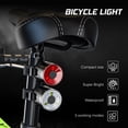 thumbnail image 2 of Lixada Bicycle Tail Light LED Bicycle Rear Light Cycling Safety Night Light Tail Light Warning Light, 2 of 8
