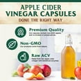 thumbnail image 3 of Apple Cider Vinegar Capsules 1877mg - Extra Strength Detox & Cleanse with Vitamin D & Zinc - Premium ACV Pills with Joint Natural Digestion & Immune Support - Vegetarian Supplement - 120 Capsules, 3 of 9