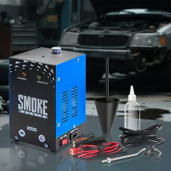 Smoke Machine Automotive Diagnostic Detector - 12V DC EVAP Smoke Leak Tester with Built-in Air Pump for Vehicle Pipe System