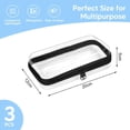 thumbnail image 4 of Estuche rígido con cremallera, caja de almacenamiento de plástico transparente, bolsa pequeña para artículos de tocador, 4 of 5