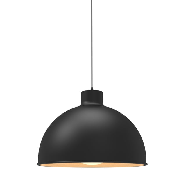 Lampara de techo colgante decorativo Macaron retro 36 cm de diámetro ilios innova Negro