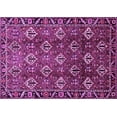 thumbnail image 1 of Ahgly Company Indoor Rectangle Persian Purple Traditional Area Rugs, 5' x 7', 1 of 4