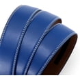 thumbnail image 3 of Men's Leather Ratchet Belt Strap Only 35mm 1 3/8,Leather Belt without Buckle,replacement belt, 3 of 12