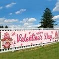 thumbnail image 4 of Dienrx Valentine's Day Yard Banner for Outdoor Indoor Party Decoration, Washable Festive Background Cloth for Wall Garage Door Decor, 4 of 7