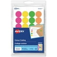 thumbnail image 1 of Avery Removable Assorted Fluorescent Colour Coding Dots Labels - 20264, 1 of 4