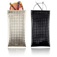 thumbnail image 1 of 2 Fashion Glasses Case Soft, PU Leather Sunglasses Reading Glasses Bag with Snap Lock Glasses, 1 of 5
