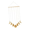 thumbnail image 2 of Baoblaze Moon Phase Wall Hanging Decor Boho Aesthetic for Living Room Girl Rooms Dorm Gold, 2 of 8