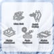 thumbnail image 3 of Paquete de toallas de microfibra para el cabello seco Laklulu, gorro de ducha con lazo, paquete de gorro de ducha en rollo para regalo de mujer, 2 paquetes, 3 of 5