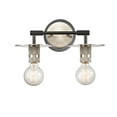 thumbnail image 1 of Innovations Lighting 431-2W Aurora Aurora 2 Light 14" Wide Bathroom Vanity Light - Nickel, 1 of 2