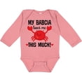 thumbnail image 3 of Inktastic My Babcia Loves Me Grandson Boys or Girls Long Sleeve Baby Bodysuit, 3 of 5