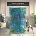 thumbnail image 2 of Oriental Furniture 6 ft. Tall River God Canvas Room Divider - 3 Panel, 2 of 7