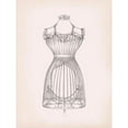 thumbnail image 3 of Harper, Ethan 12x14 Black Modern Framed Museum Art Print Titled - Antique Dress Form II, 3 of 5