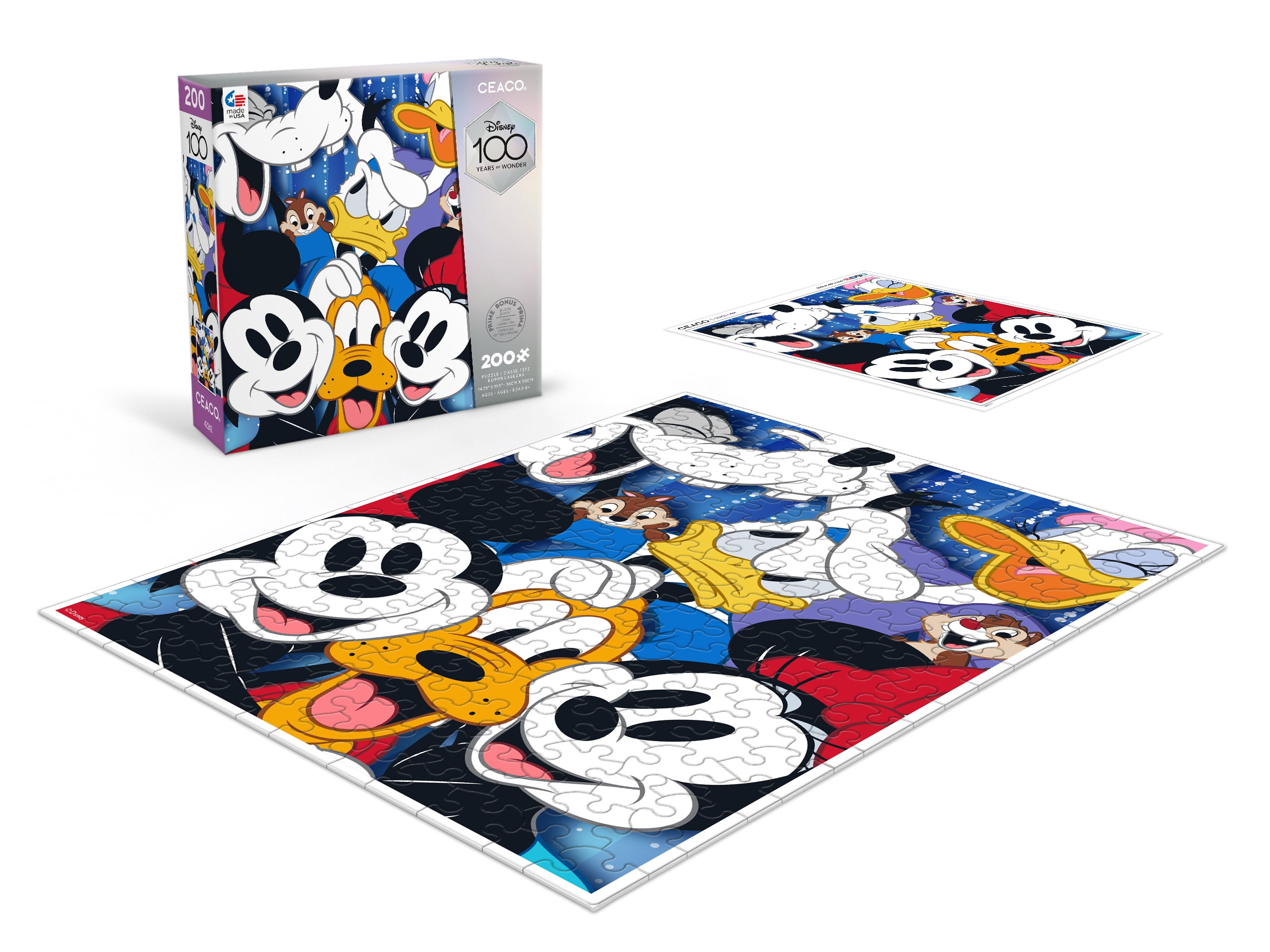 Ceaco 200-Piece Disney Friends Hula Stitch Interlocking Jigsaw Puzzle