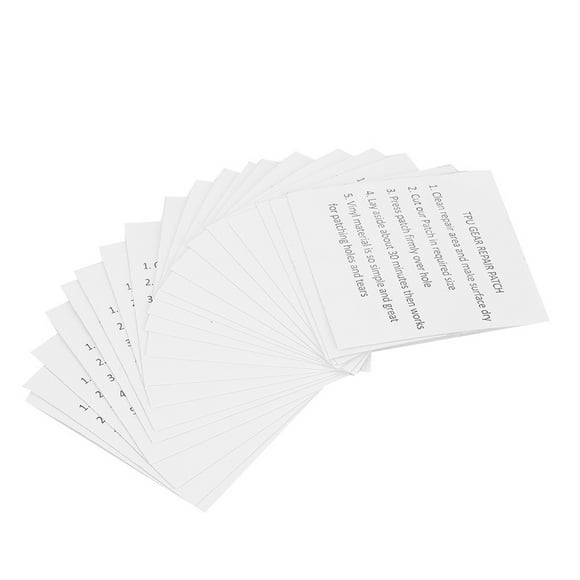 Ccdes Tent Repair Sticker,Repair Tape,20PCS Self Adhesive TPU Sticker Waterproof Transparent Repair Patch for Inflatable Product Tent Patch