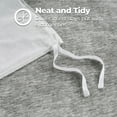 thumbnail image 4 of Superior Melange Flannel Cotton Duvet Set, Full/Queen, Charcoal, 4 of 9