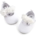 thumbnail image 3 of Antheron Baby Girls Mary Jane Flats Soft Sole Infant Moccasins Floral Sparkly Toddler Princess Dress Shoes, 3 of 6