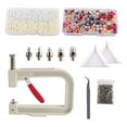thumbnail image 1 of AMLESO Machine à Perler à Main Outil de Sertissage Perles Rivet Fixation Machine Manuelle Perlage Blanc Beige Multi, 1 of 8