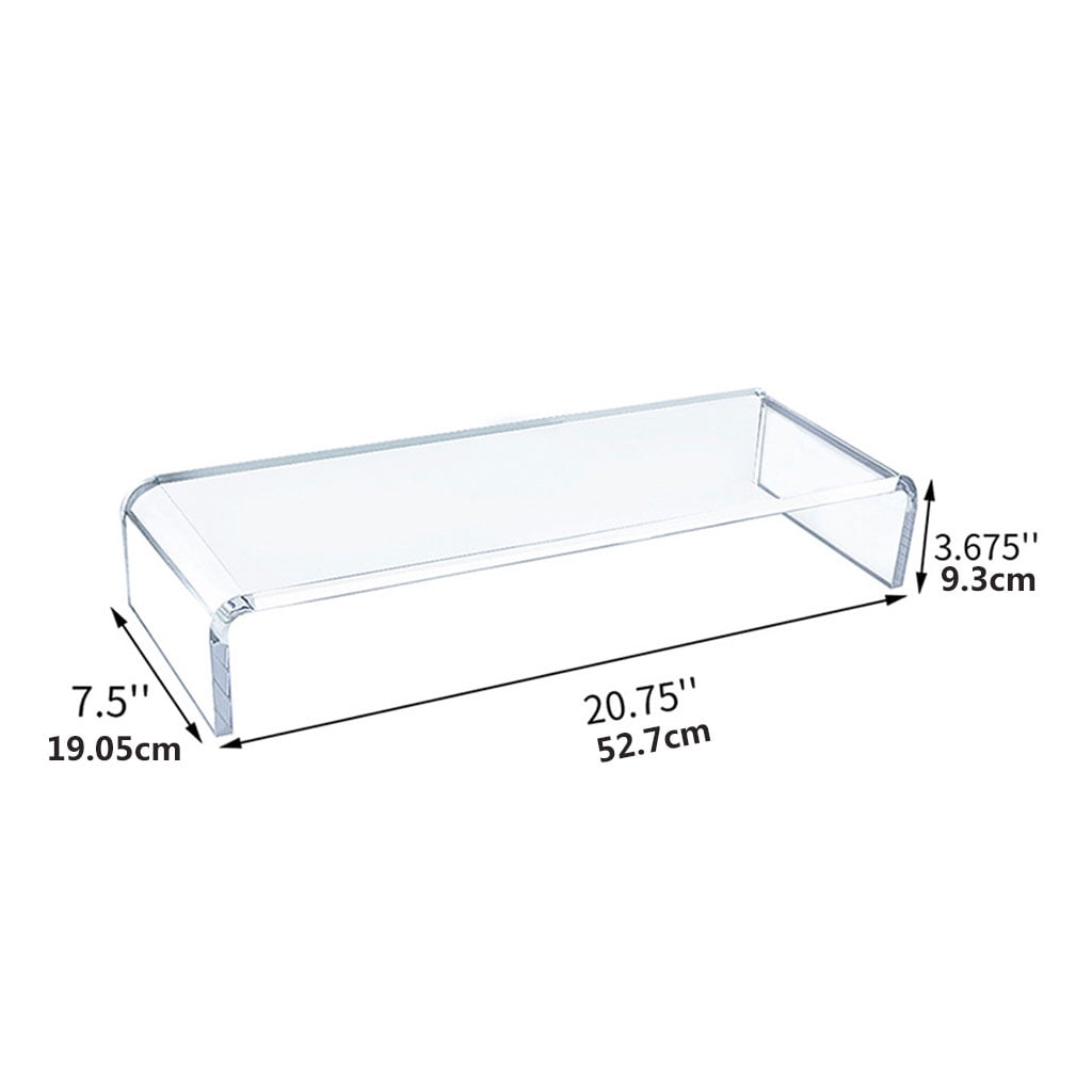 Acrylic Computer Monitor Stand for Home Business Desk