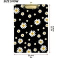 thumbnail image 3 of Coolnut Daisy Clipboard, Acrylic Standard A4 Letter Size Clip Board with Low Profile Clip for Office, Classroom, Doctor, Nurse and Teacher, 12.5"x9", 3 of 7