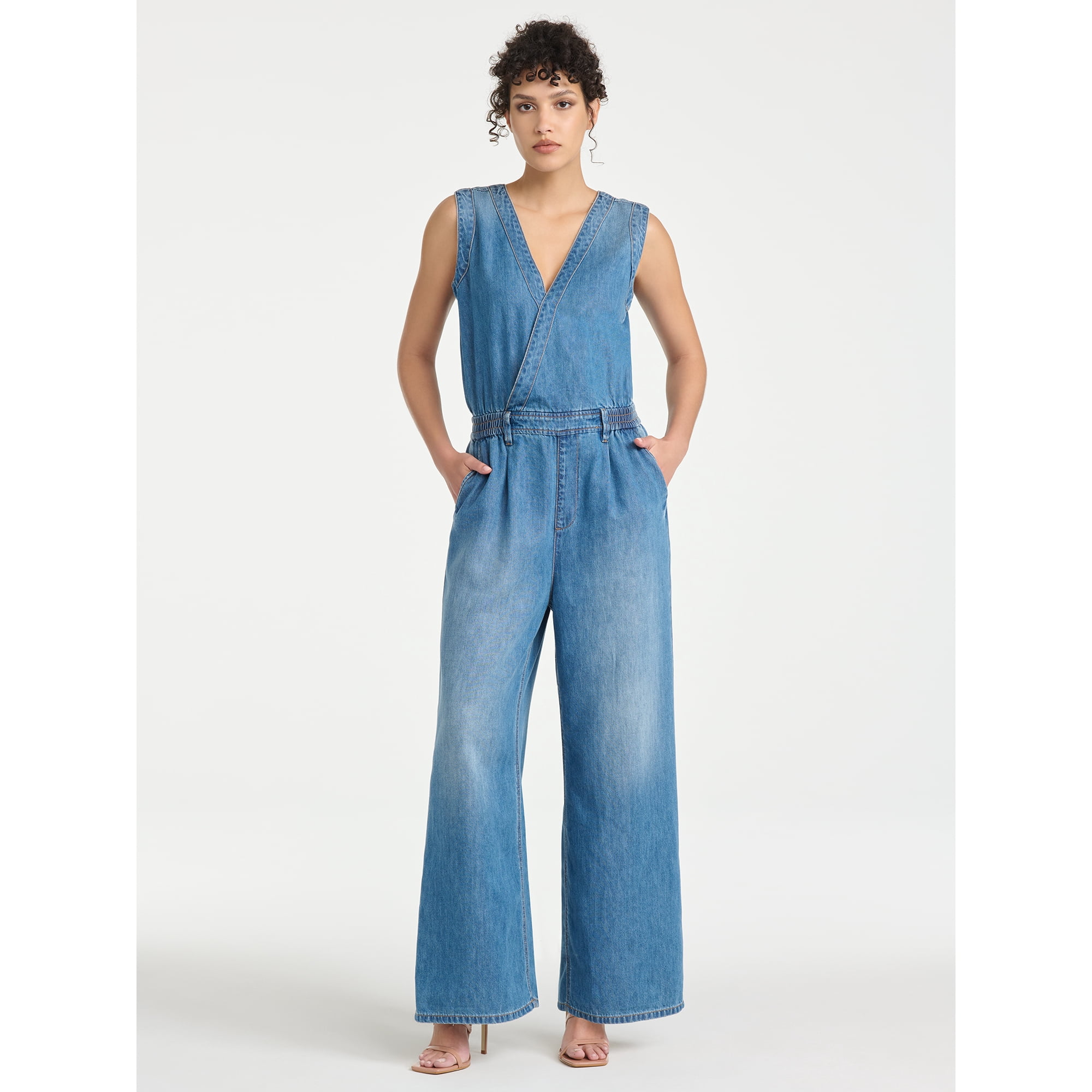 Sofia Vergara Women's Wrap Jumpsuit, Sizes XS-XXL