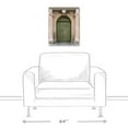 thumbnail image 3 of Creative Products Doorway Photo Green 16x20 Canvas Wall Art, 3 of 5